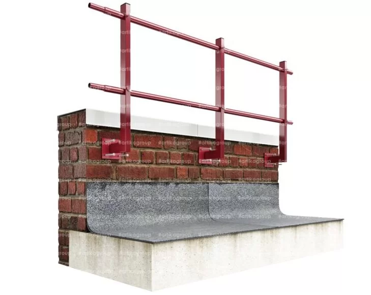 Ограждение кровли Parapet Г-образная стойка