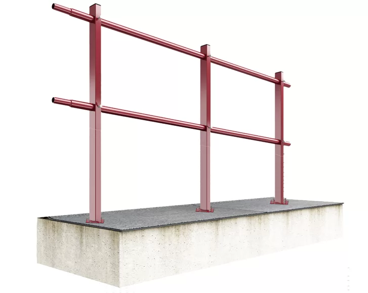 Ограждение кровли Parapet прямая стойка